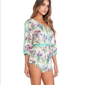 Spell & the Gypsy Collective Cream Floral Romper